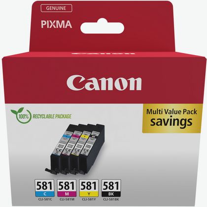 Canon 581 XXL value pack