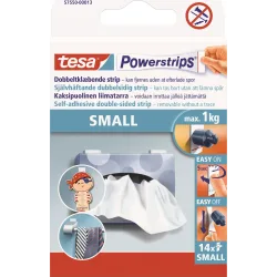 Tesa Powerstrips Small 14 stk