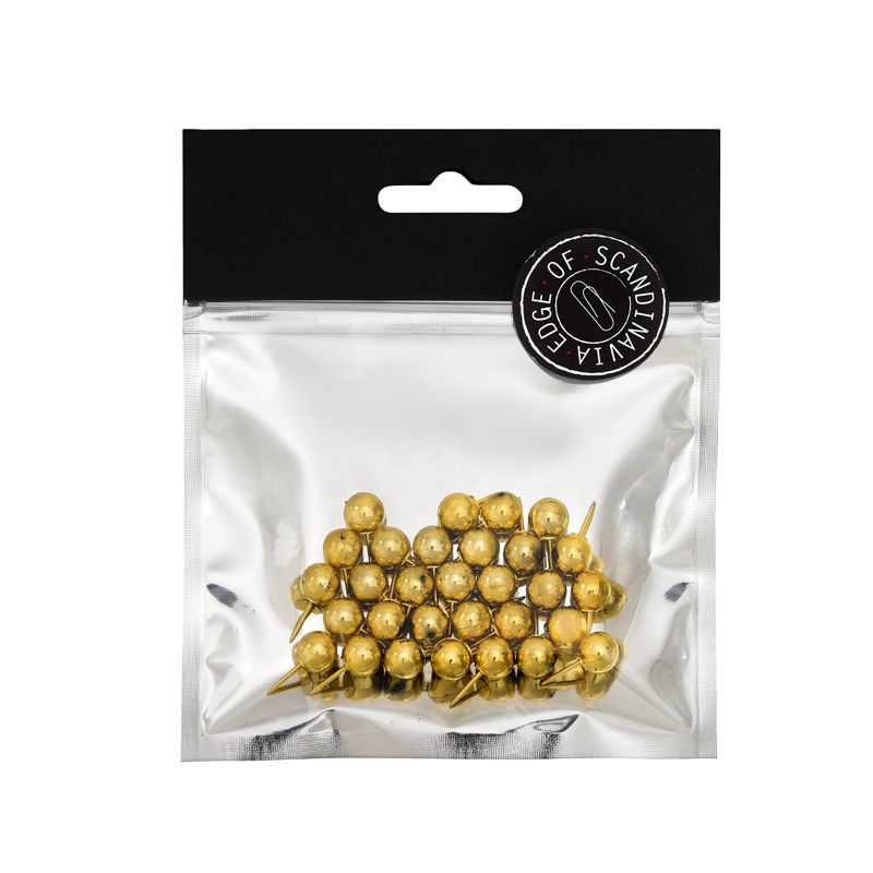 Edge of Scandinavia Map Pins Guld, 30 stk.