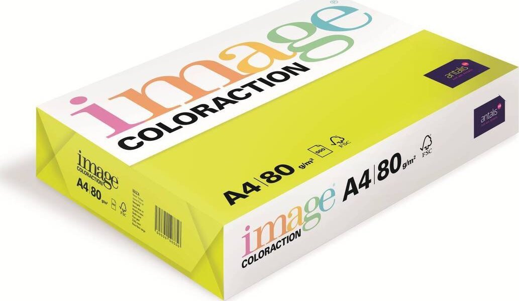 Image Coloraction - Kopierpapier 80g, Ibiza, A4, 500 Ark.