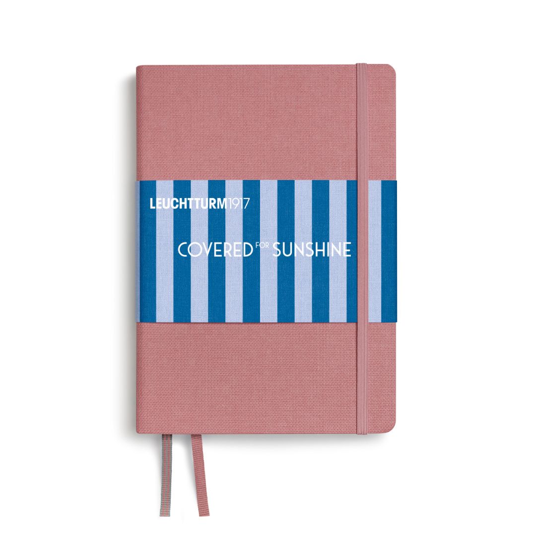 Leuchtturm1917 Covered for Sunshine A5 Hardcover Beach Rose