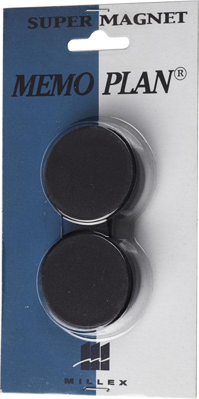 Magneter, 35mm 2Stk, Sort