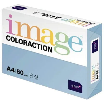 Image Coloraction - Kopierpapier 80g, Iceberg, A4, 500 Ark.