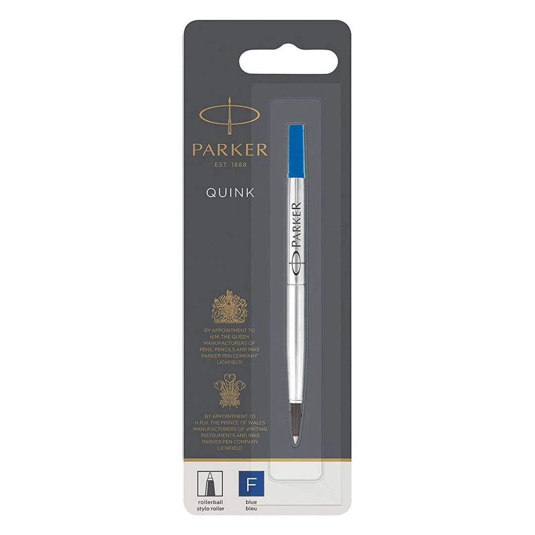 Parker Quink rollerball refill Blå F