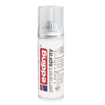 Edding klar lak spray mat