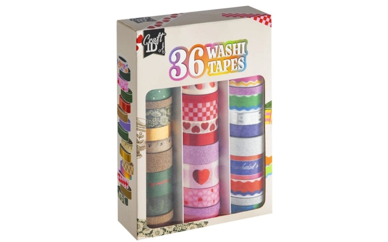 Craft ID - Washi Tapes 36 stk