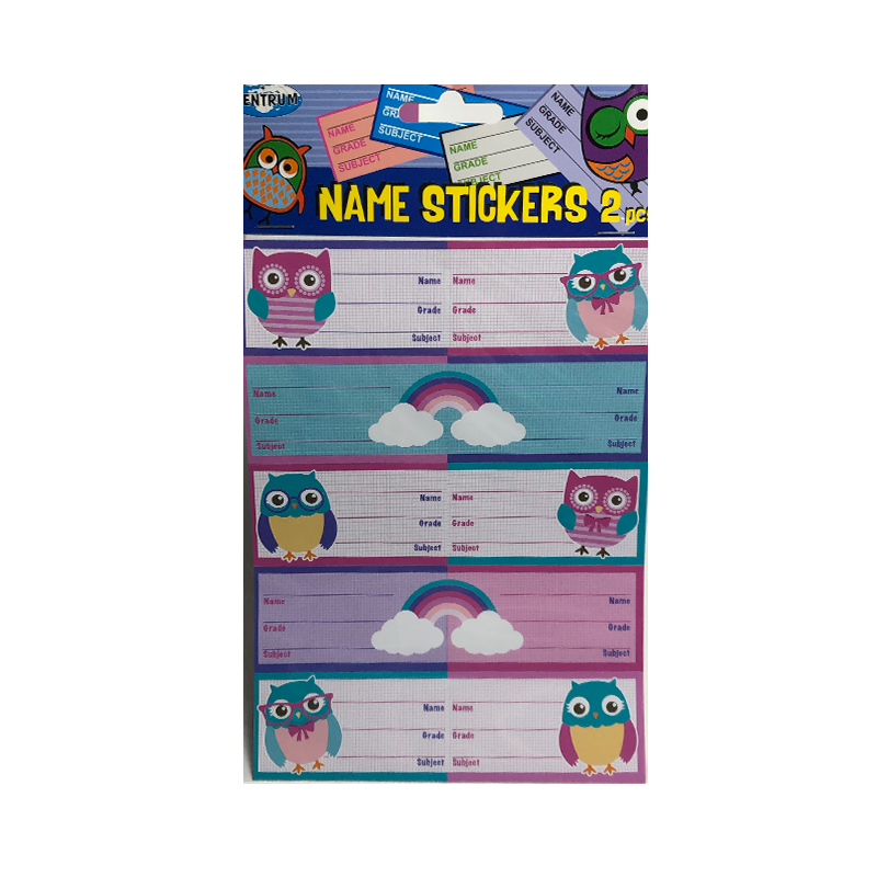 Navneskilte 2 ark 20 stk