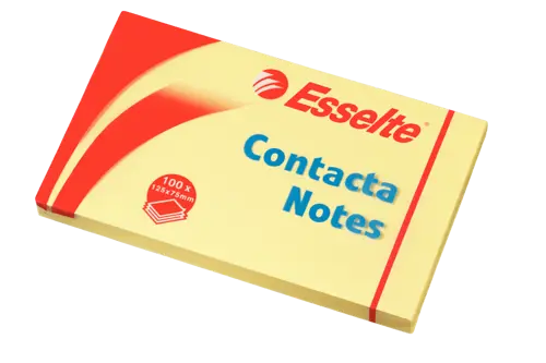 Contacta Notes 75x125 yellow