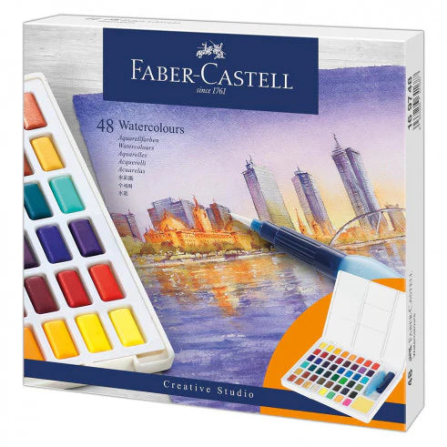 Faber-Castell - Akvarel farver 48 stk