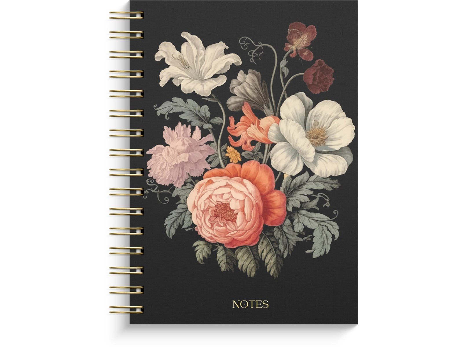 Burde - Notebook A5 Dark Bloom