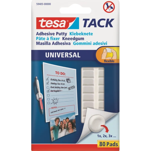 Tesa - Tack Klæbegummi, 80 stk.