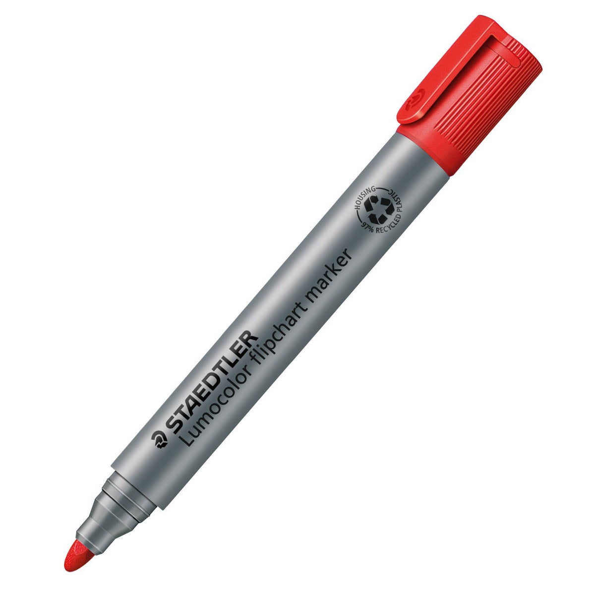 lumocolor flip c-marker 2mm rød