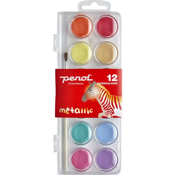 Penol - Farvelade 12 metallicfarver