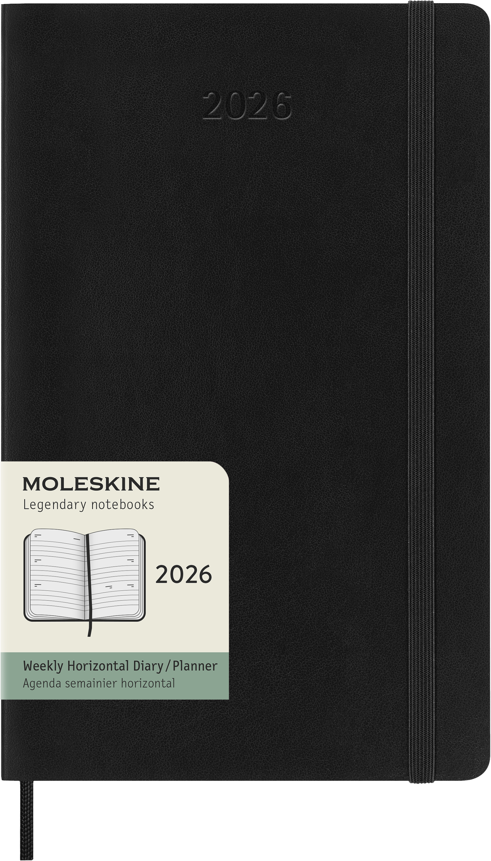 Moleskine - Classic Soft 12M Weekly Horizontal Large Sort 2026