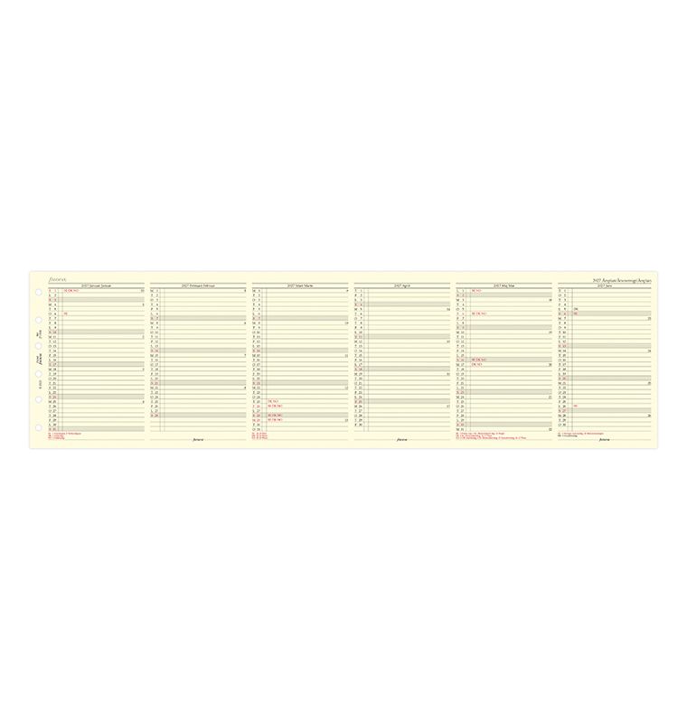 Filofax - Årsplan Pocket 2027 Svensk/Dansk/Norsk