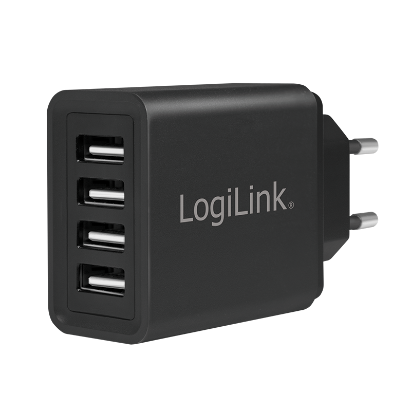 LogiLink 4-Port USB Wall Charger 24W