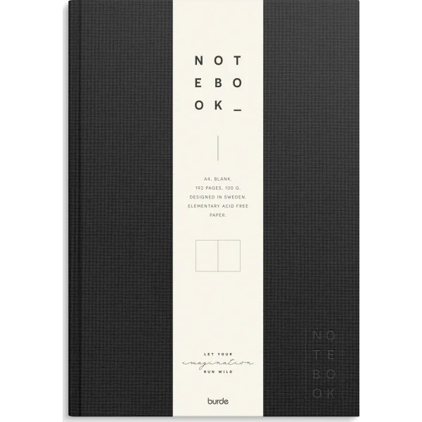 Burde - Skitseblok A4 100 gram 192 ark Blank