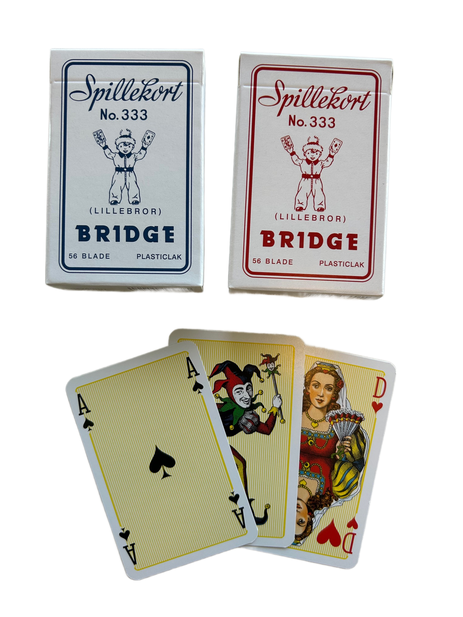 Spillekort - Lillebror No. 333 (enkelt, 56 kort)