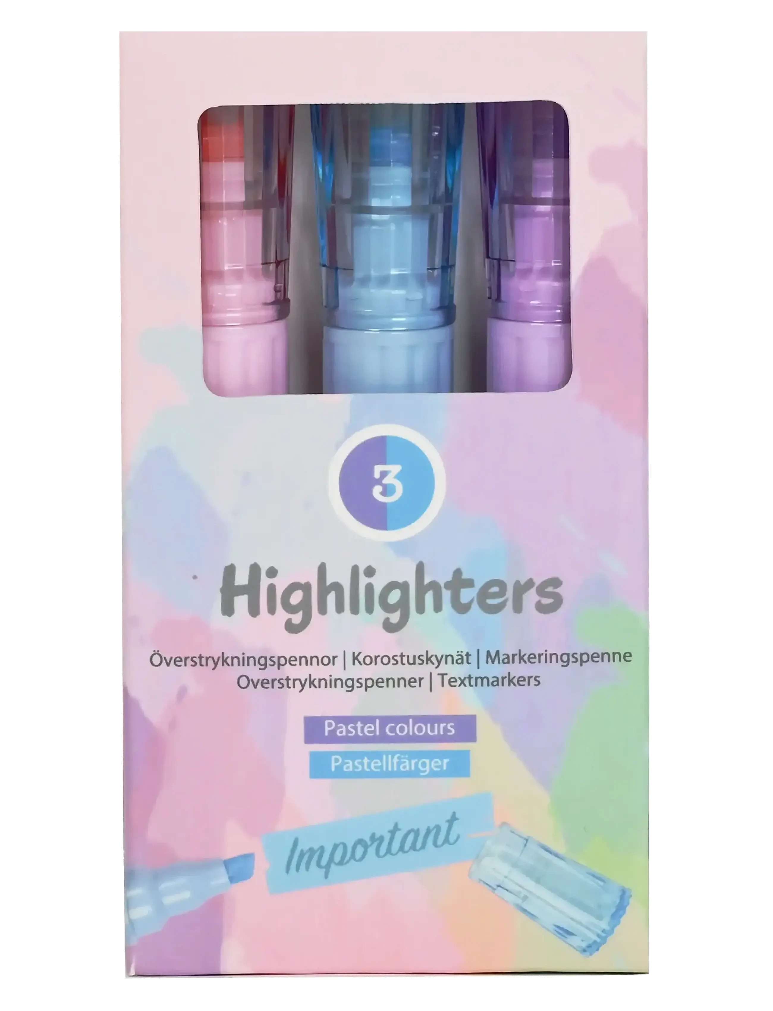 Sense - Pastel Farve Highlighters