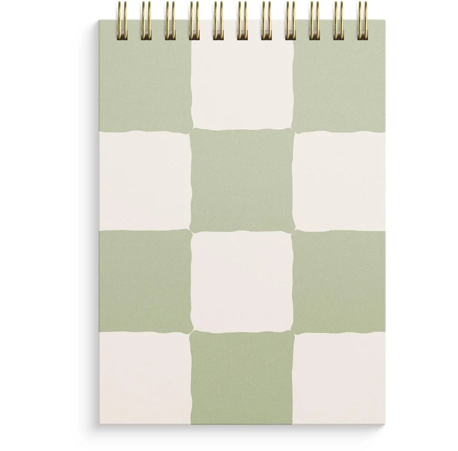 Burde - Notebook lined A6 Checkered