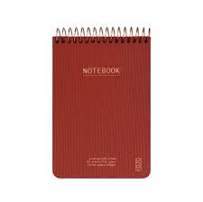 KOZO - Premium Notebook A6, Rustrød