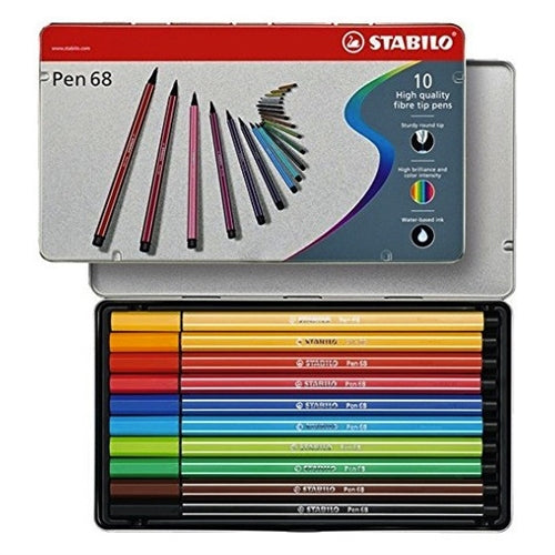 STABILO Pen 68 Sæt. 10 stk