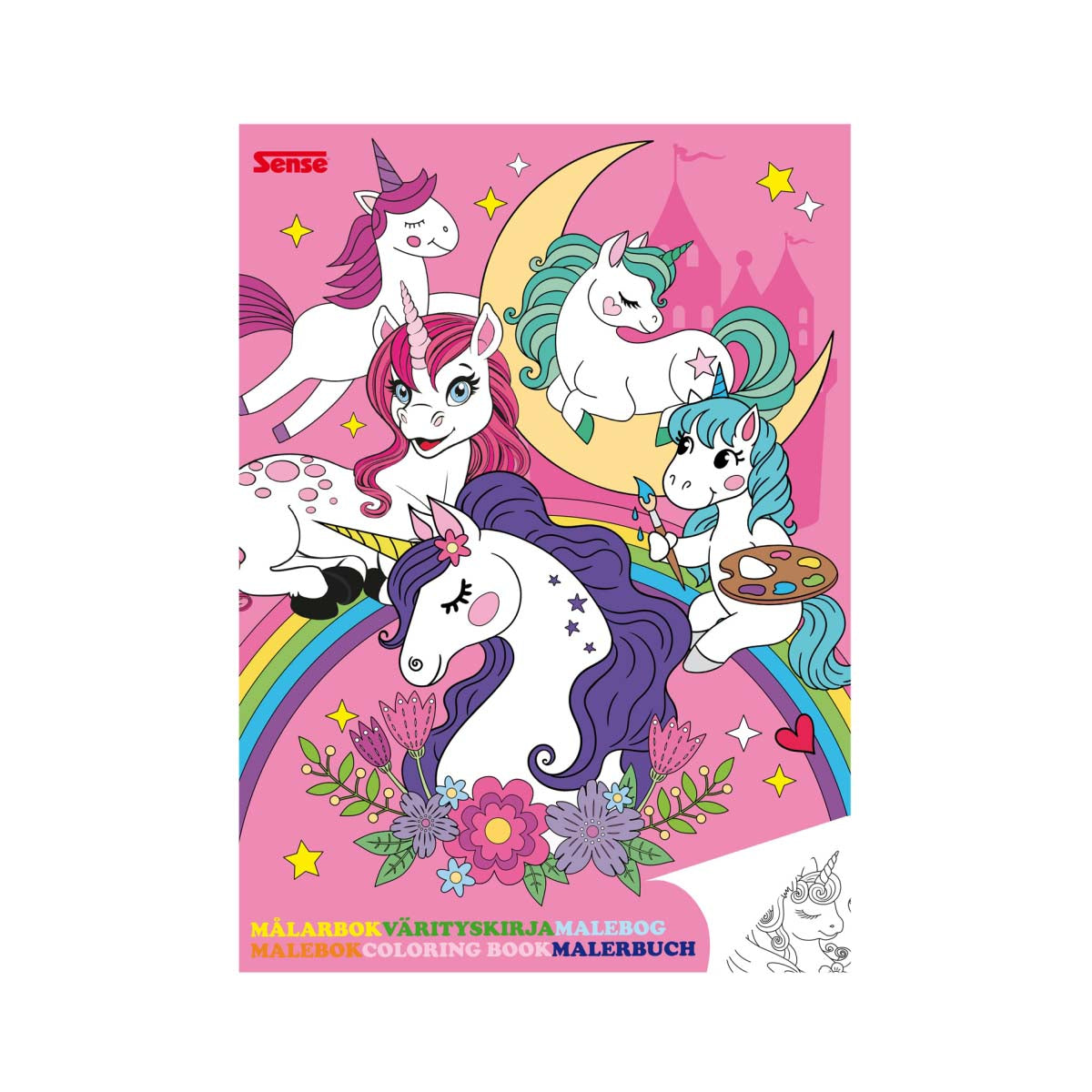 Sense - Malebog Unicorn 36 sider