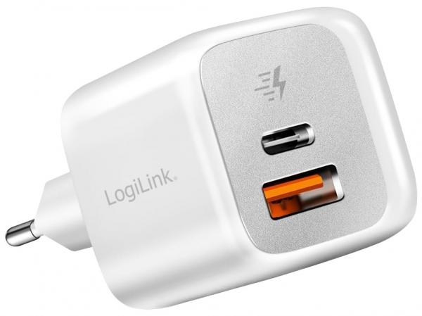 LogiLink 2-Port USB-A & USB-C Lader 20W