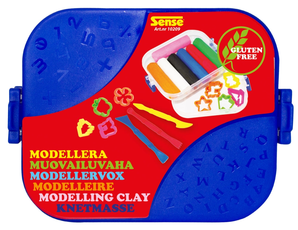 Sense - Modellervoks i boks med forme