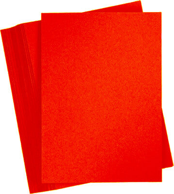 Kopipapir A4, 120 g. 100 ark. Julerød