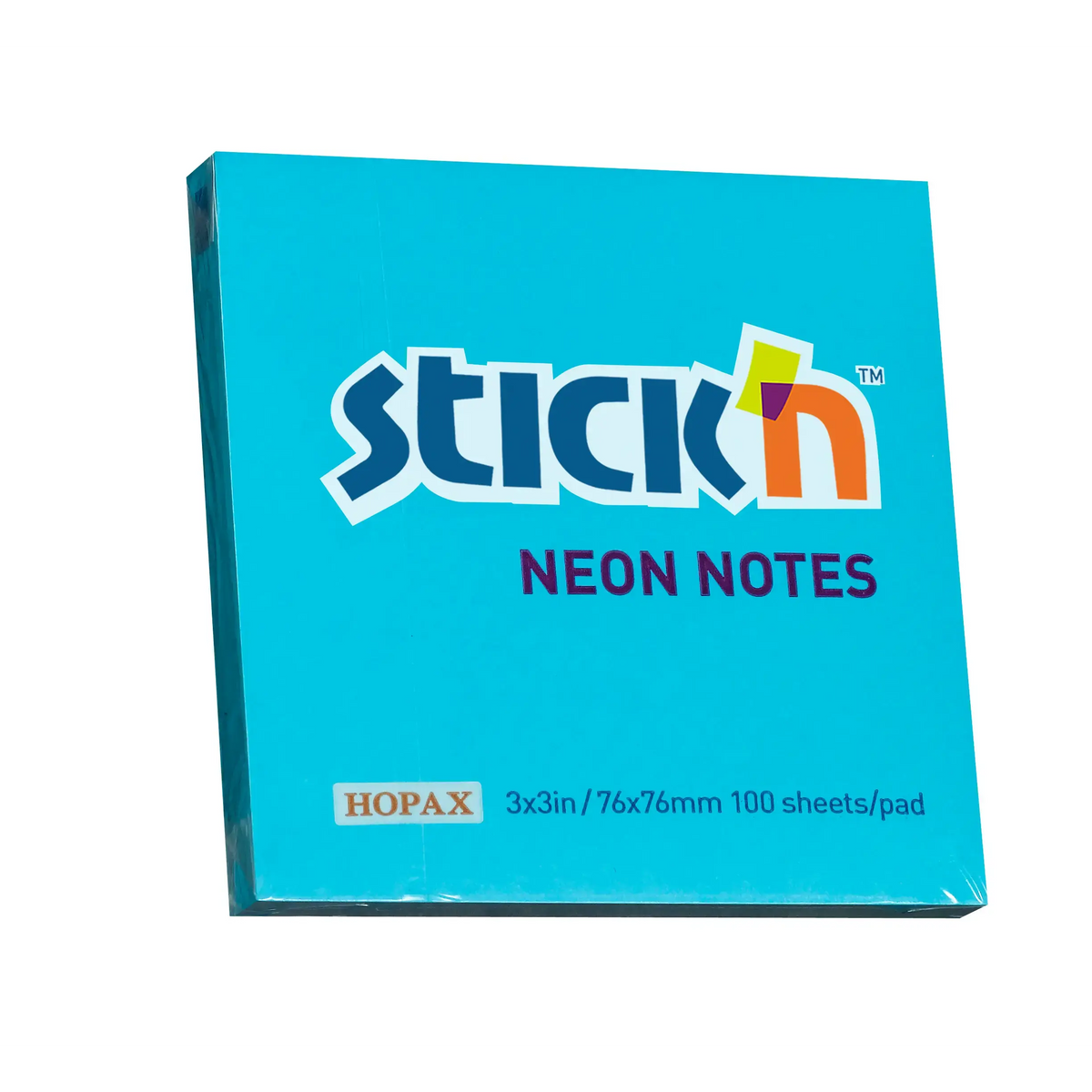 Notesblok Extra Sticky 76x76 90 Blad Neon Blå
