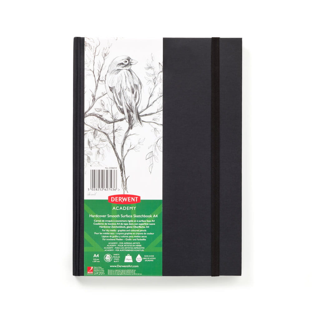 Derwent Academy Hardcover Smooth Surface Sketchbook A4