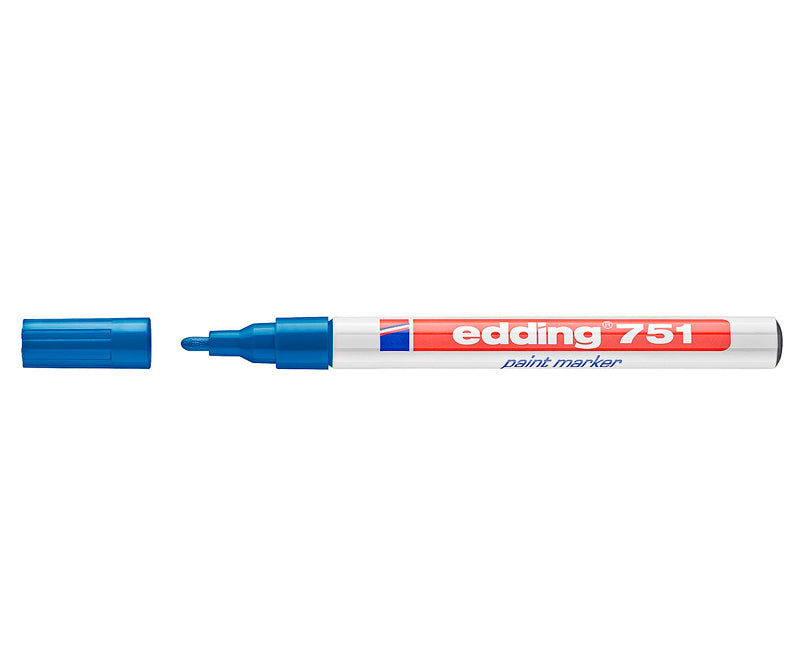 Edding 751 - Paint Marker 1-2 mm - Blå