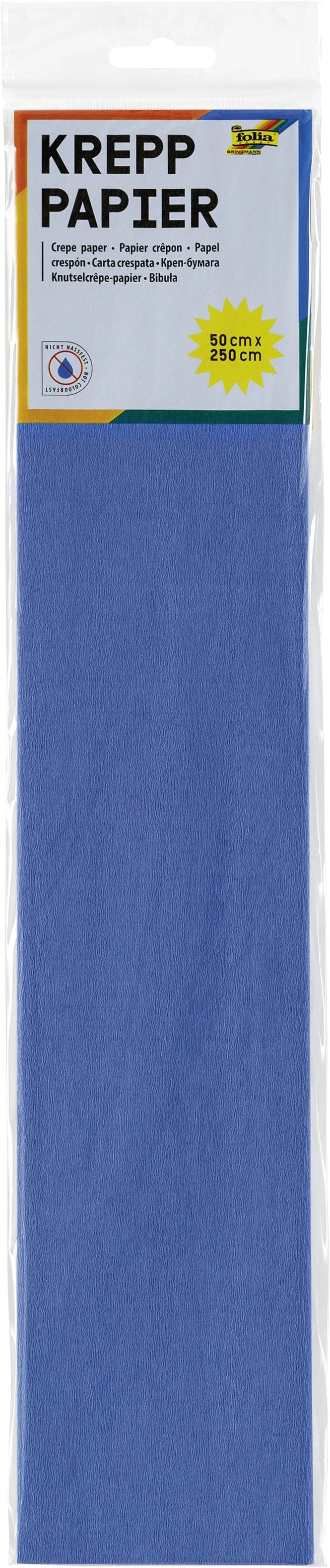 crepepapir blå 50x250cm 28g.syrefrit fv. 128