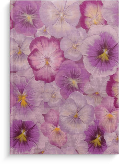 Burde - Notebook lined A5 Garden Dreams Violets