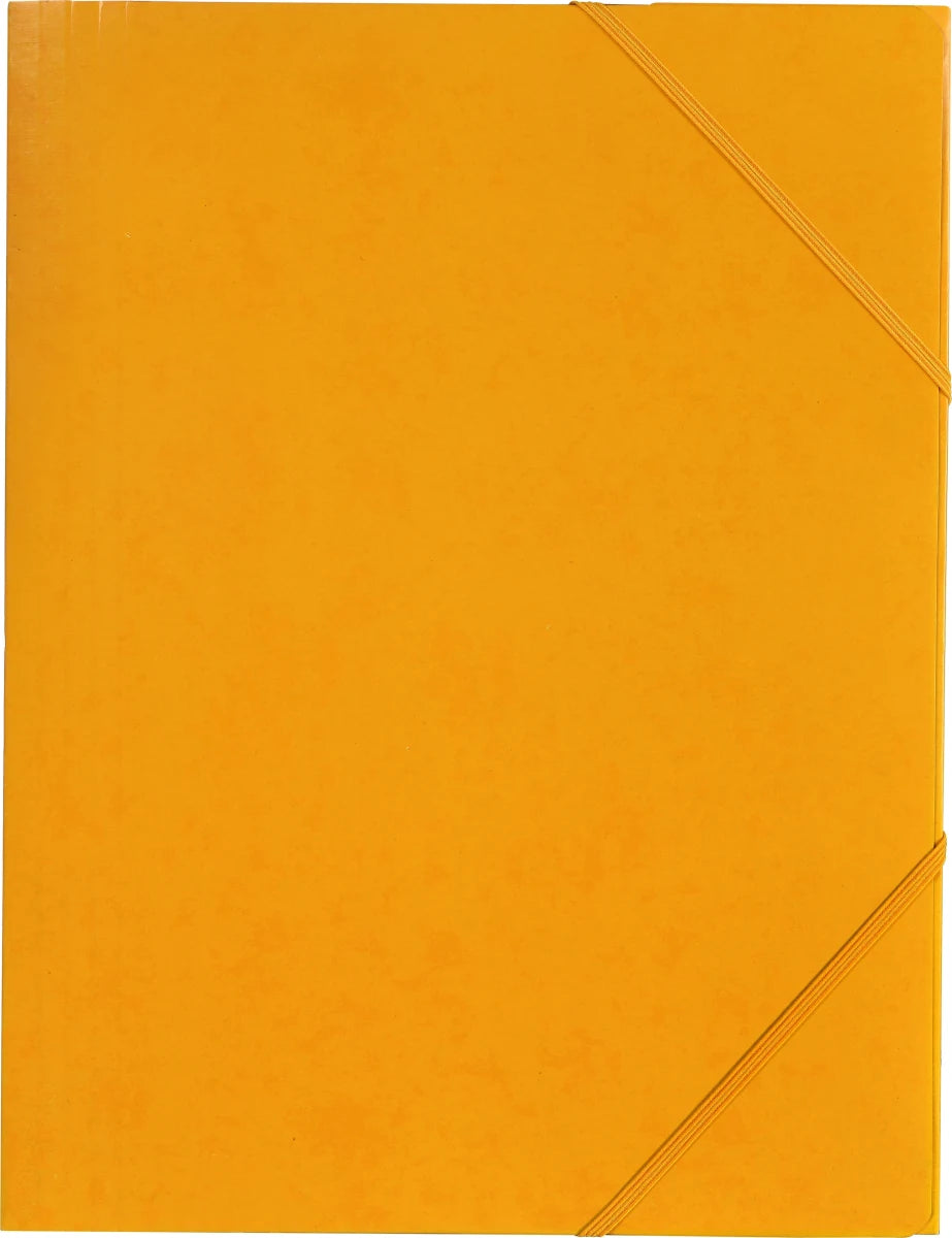 Elastikmappe Papp Gul Orange