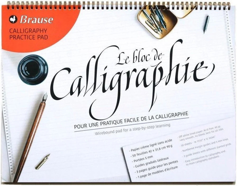 Brause - Kalligrafi blok A3 90 g / 50 bl.