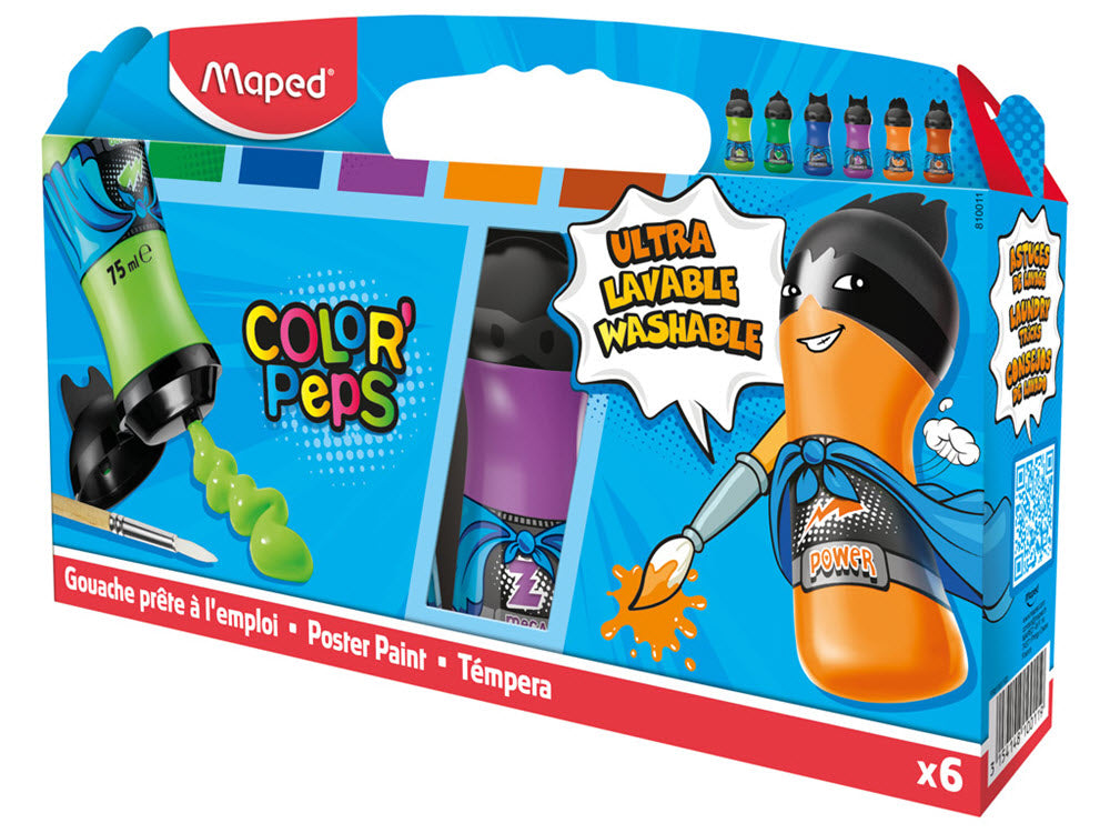 Maped - Maling til 6x75ml sæt 2