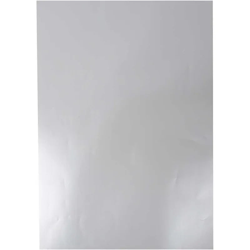 glanspapir 5 ark 35x50 cm sølv