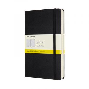 Moleskine Classic Hard Expanded Large kvadreret sort