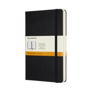 Moleskine Classic Hard Expanded Large Linjeret Sort