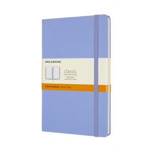 Moleskine Classic Hard Linjeret Large Hydrangea Blue