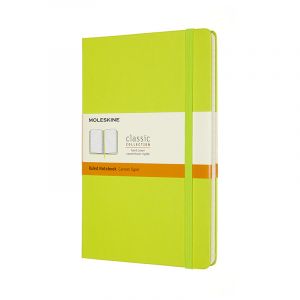 Moleskine Classic Hard Linjeret XL Lemon Green