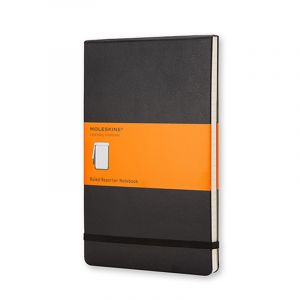 Moleskine Reporter Notesbog Linjeret Hard Pocket Sort