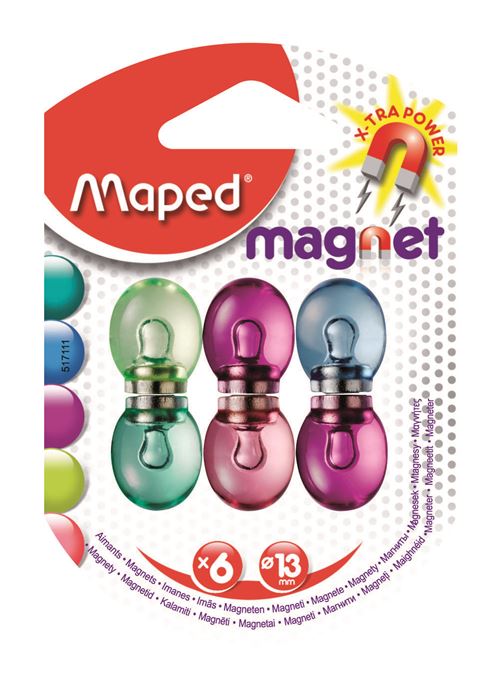 Maped - Magnet, Ø13mm, 6 Stk