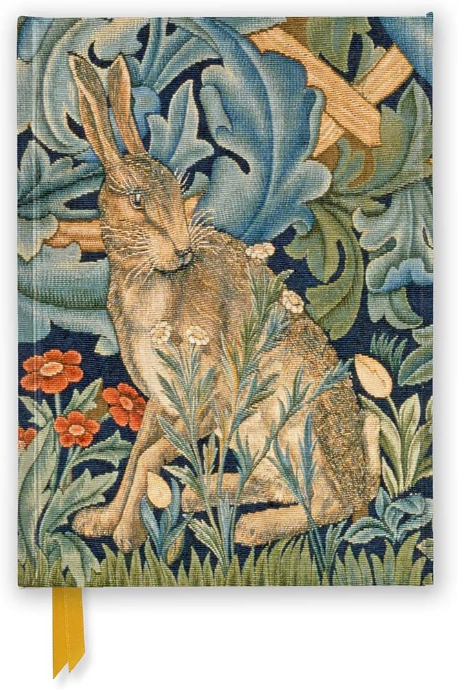 V&A - Hare from The Forest A5 Tapestry Folie Journal