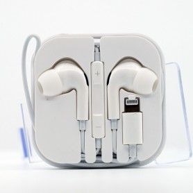 hhc lightning in-ear m/mikrofon hvid