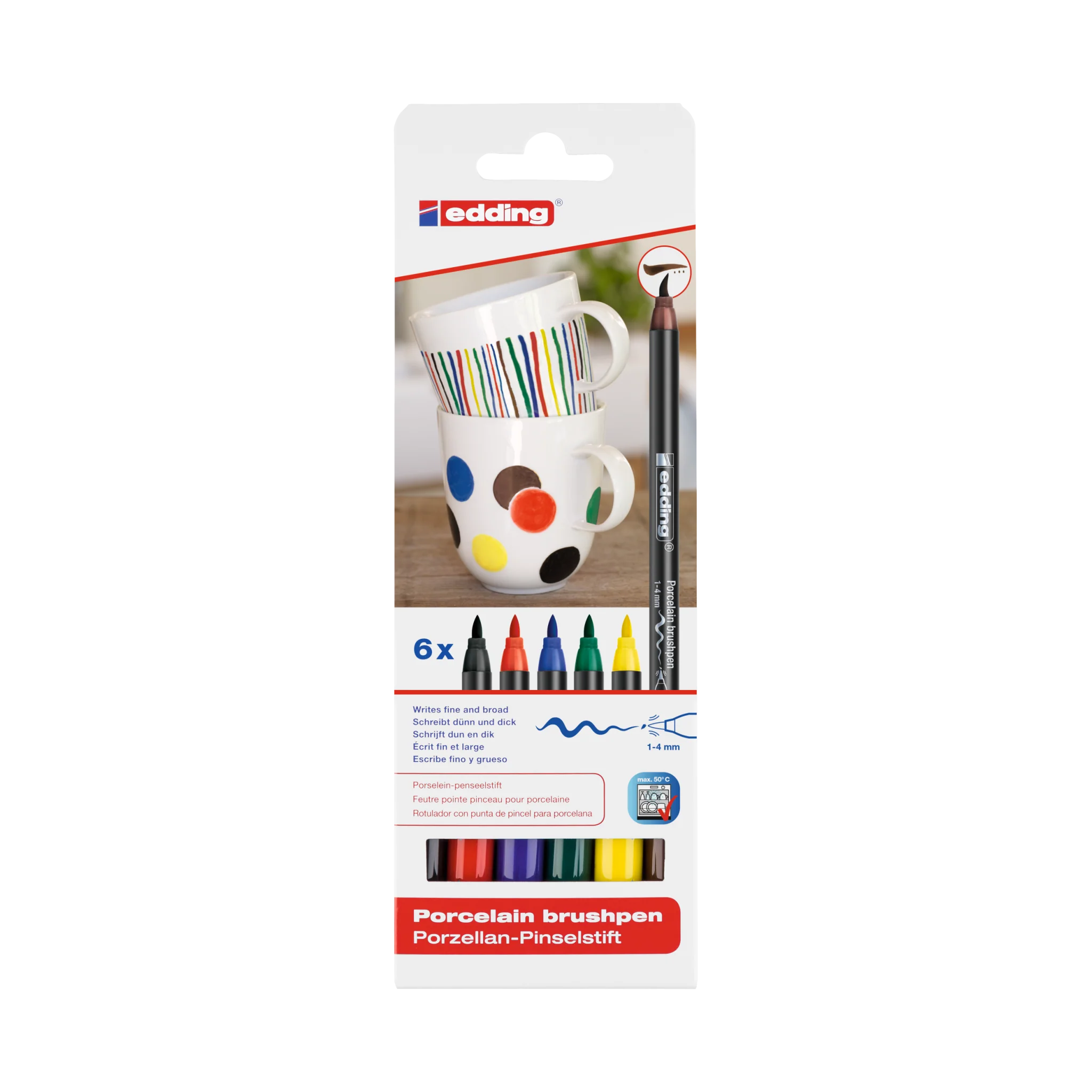 Edding - Porcelæn Marker 4200/6S Ass.