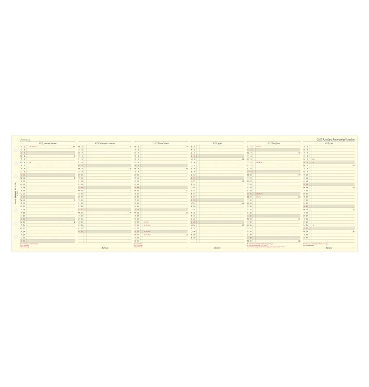 Filofax - Årsplan Personal 2027 Svensk/Dansk/Norsk