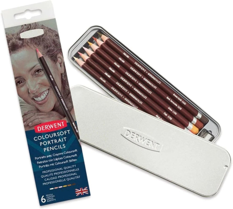 Derwent 6 Coloursoft Skintones